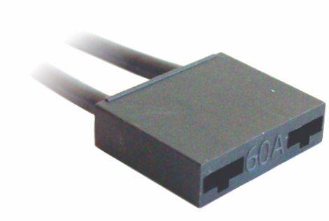 1055_E Ficha Portafusible aéreo maxi economico Cable 4 mm.